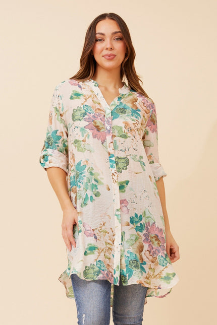 JANSON FLORAL TUNIC SHIRT