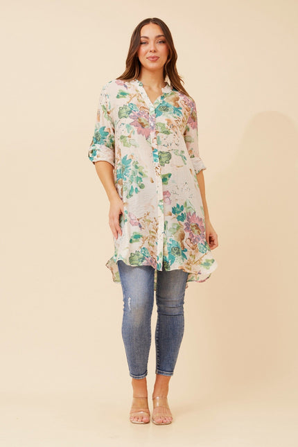 JANSON FLORAL TUNIC SHIRT