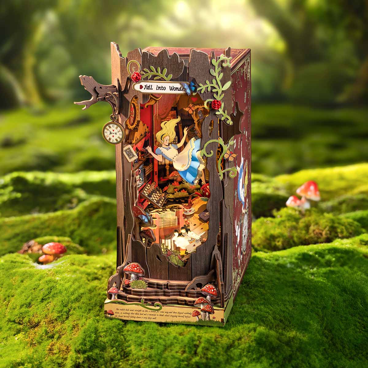 Rolife Fall into Wonder DIY Book Nook Shelf Insert TGB12