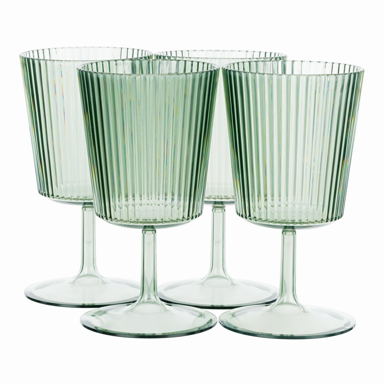 Davis & Waddell Saltara RPET Wine Glasses 300ml 4pcs Set Green