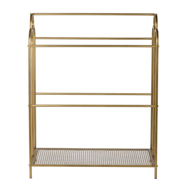 Society Home Kingsley Towel Rack Antique Gold