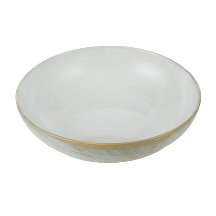 Davis & Waddell Stoneware Serving Bowl White