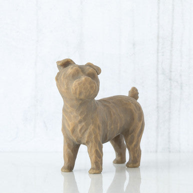 Love my Dog (small) sculpted figure by Susan Lordi | Willow Tree