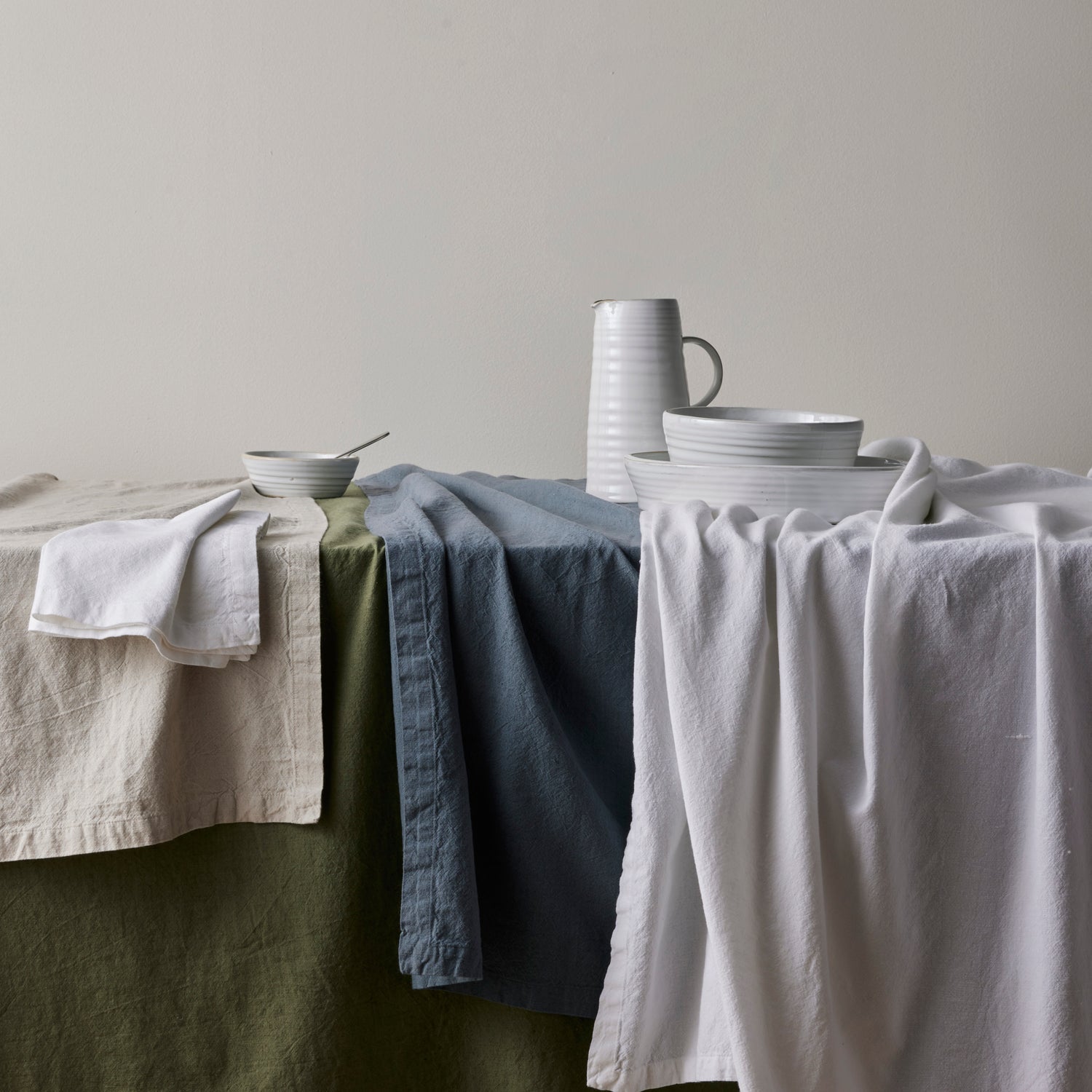 Amalfi Sorrento Liveable Linen Napkins 4pcs Set Taupe