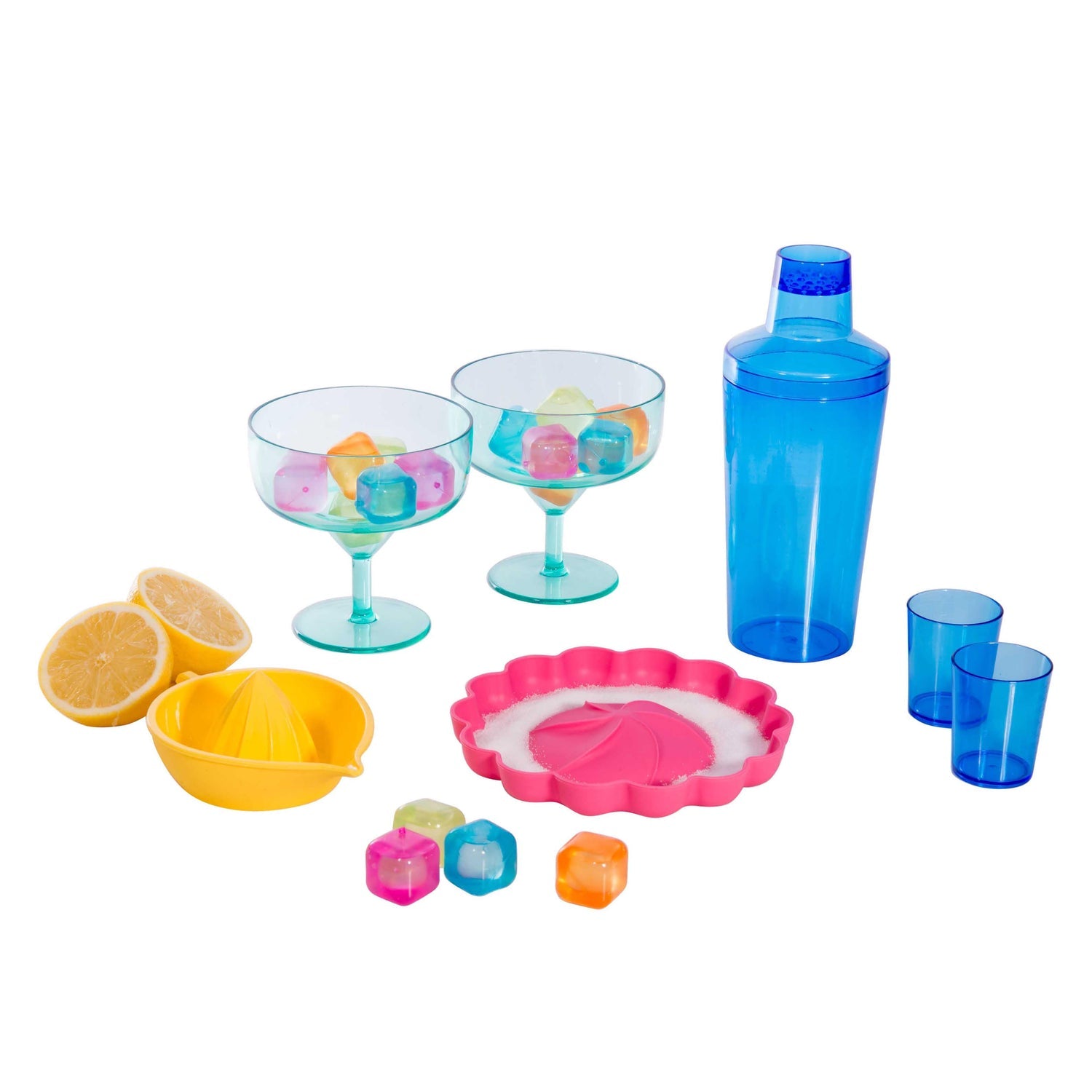 isGift Eclectic Summer - Margarita Cocktail Set Multi-Coloured