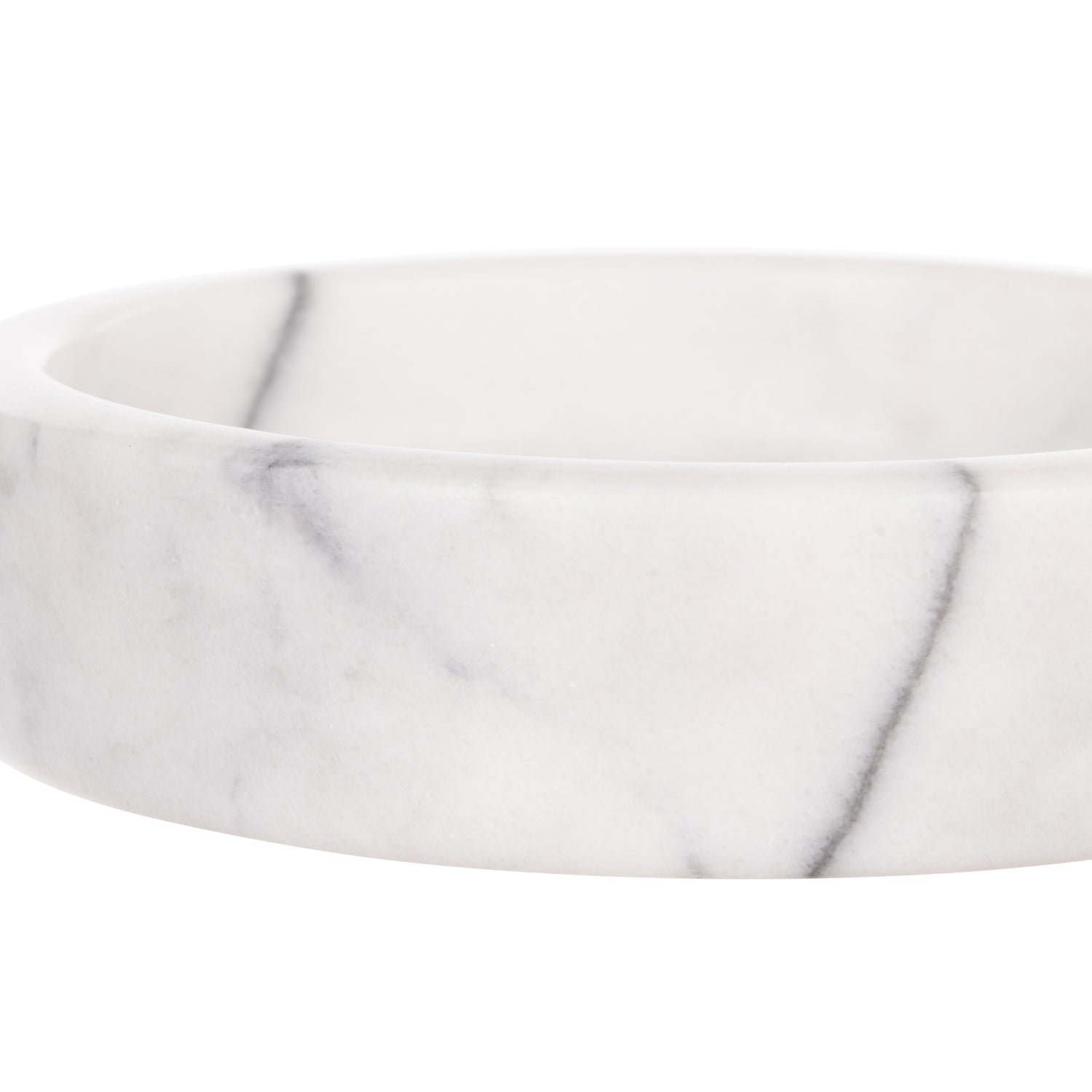 Davis & Waddell Nuvolo Marble Wine Bottle Coaster White Grey