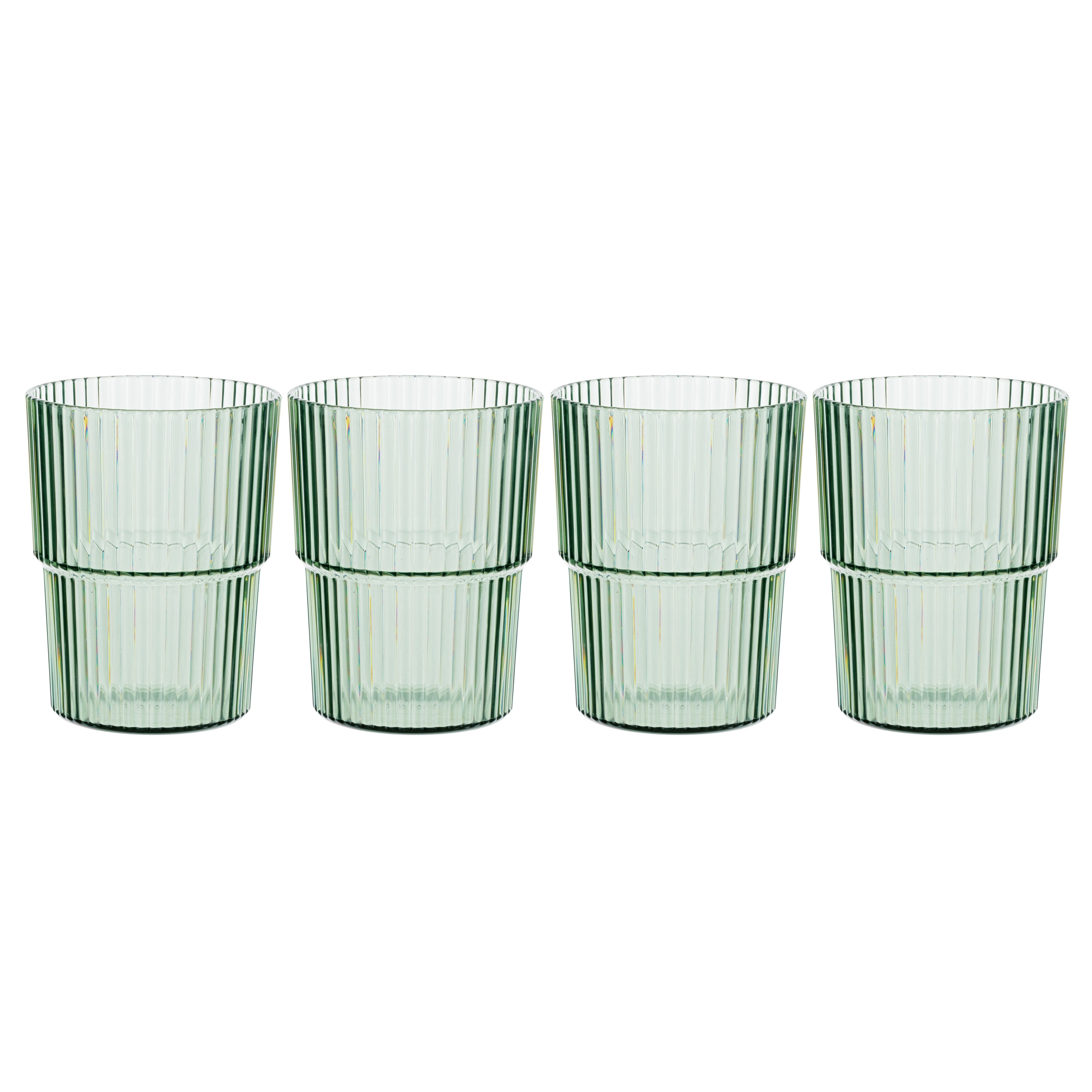 Davis & Waddell Saltara RPET Tumblers 400ml 4pcs Set Green