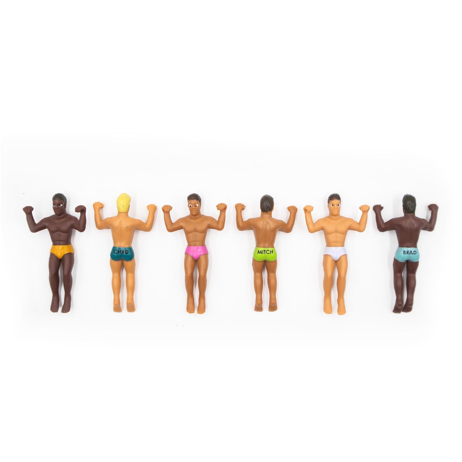 NPW Hunky Buddies Drink Markers 6pcs Set Multi-Coloured