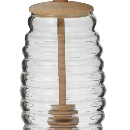 Davis & Waddell Fine Foods Honey Pot & Dipper Clear & Natural