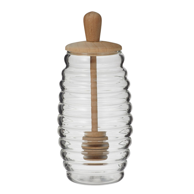 Davis & Waddell Fine Foods Honey Pot & Dipper Clear & Natural