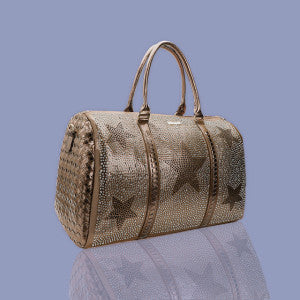 Bronze Woven Luggage