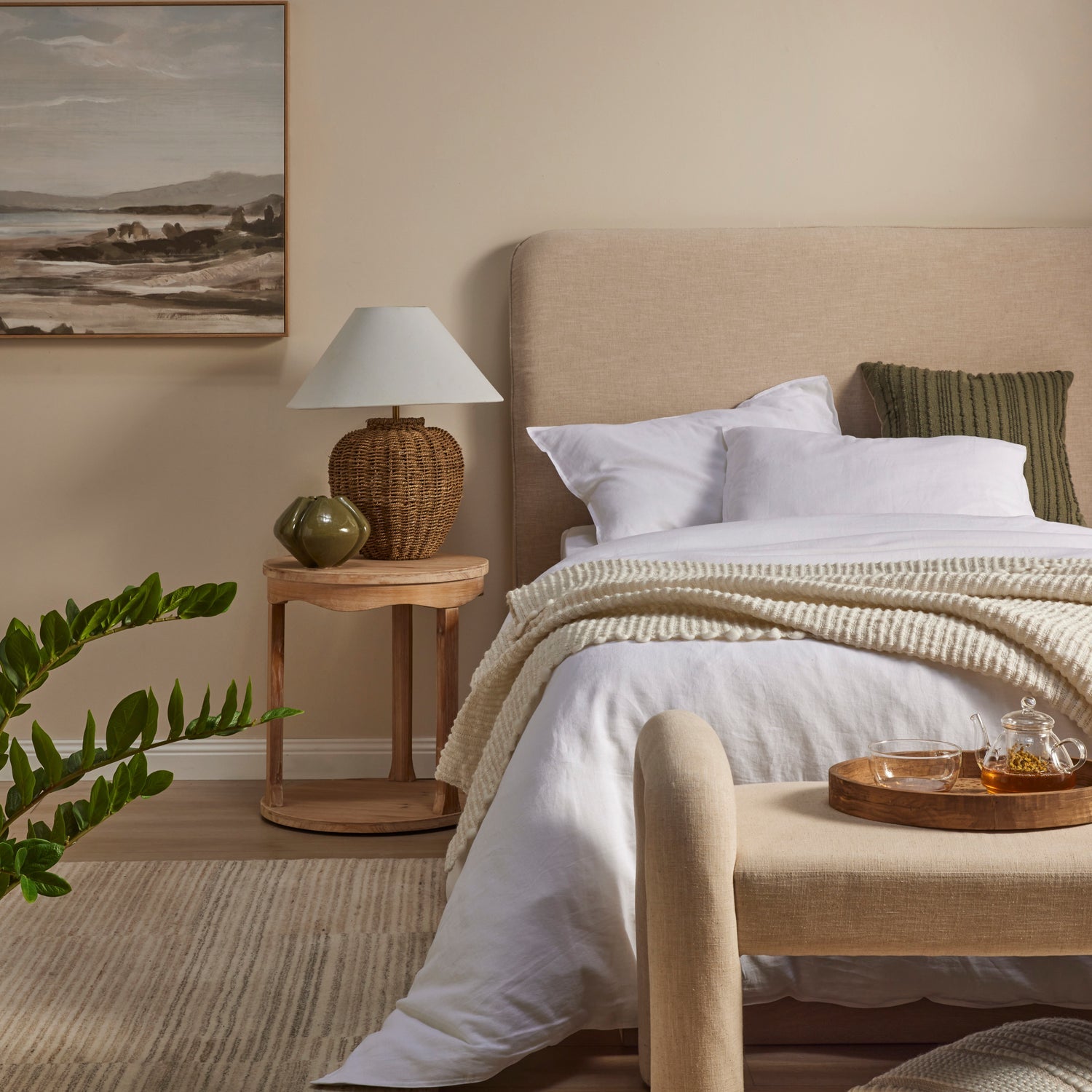 Amalfi Kelly Cushion Ivory