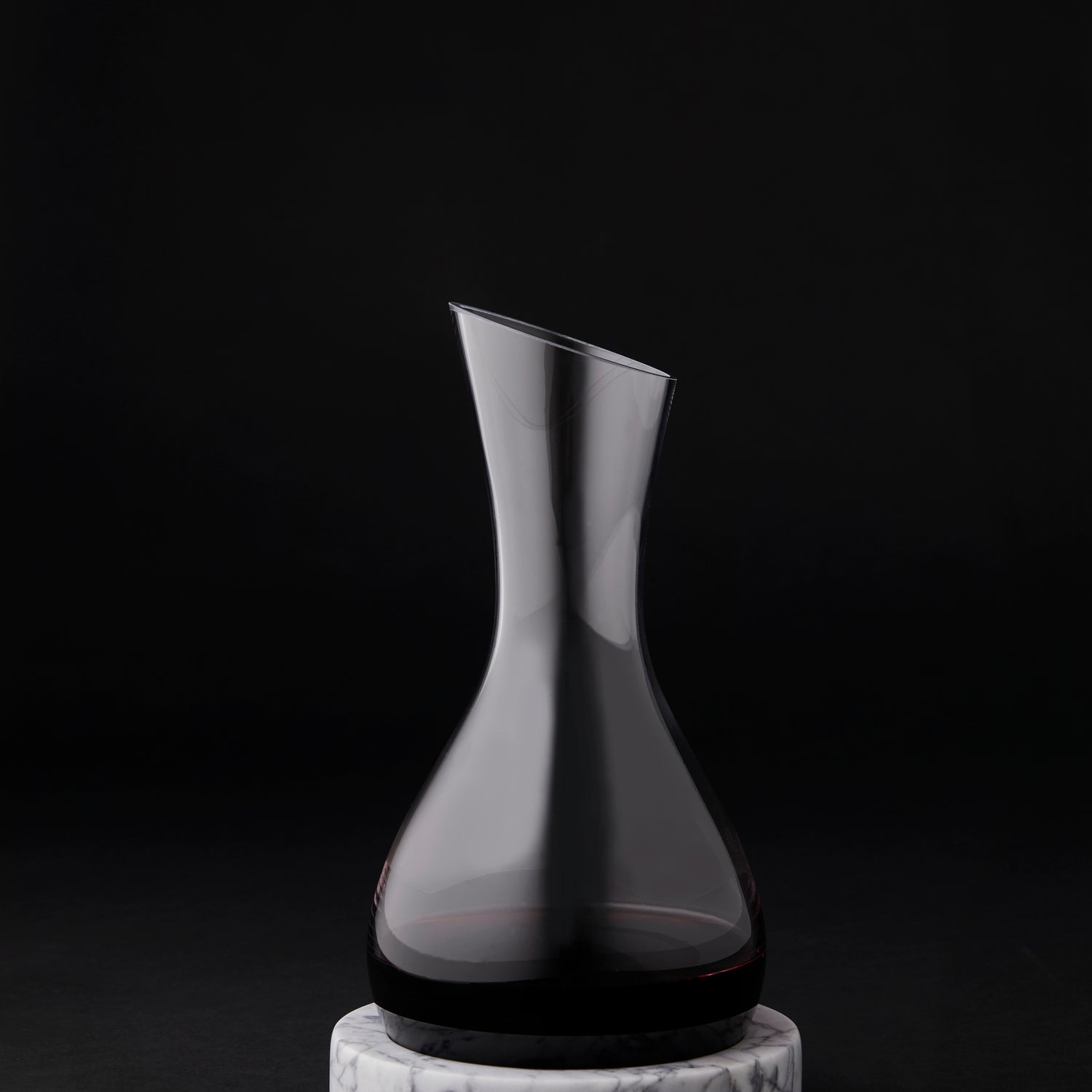 Davis & Waddell Nuvolo Marble Decanter Grey & Clear