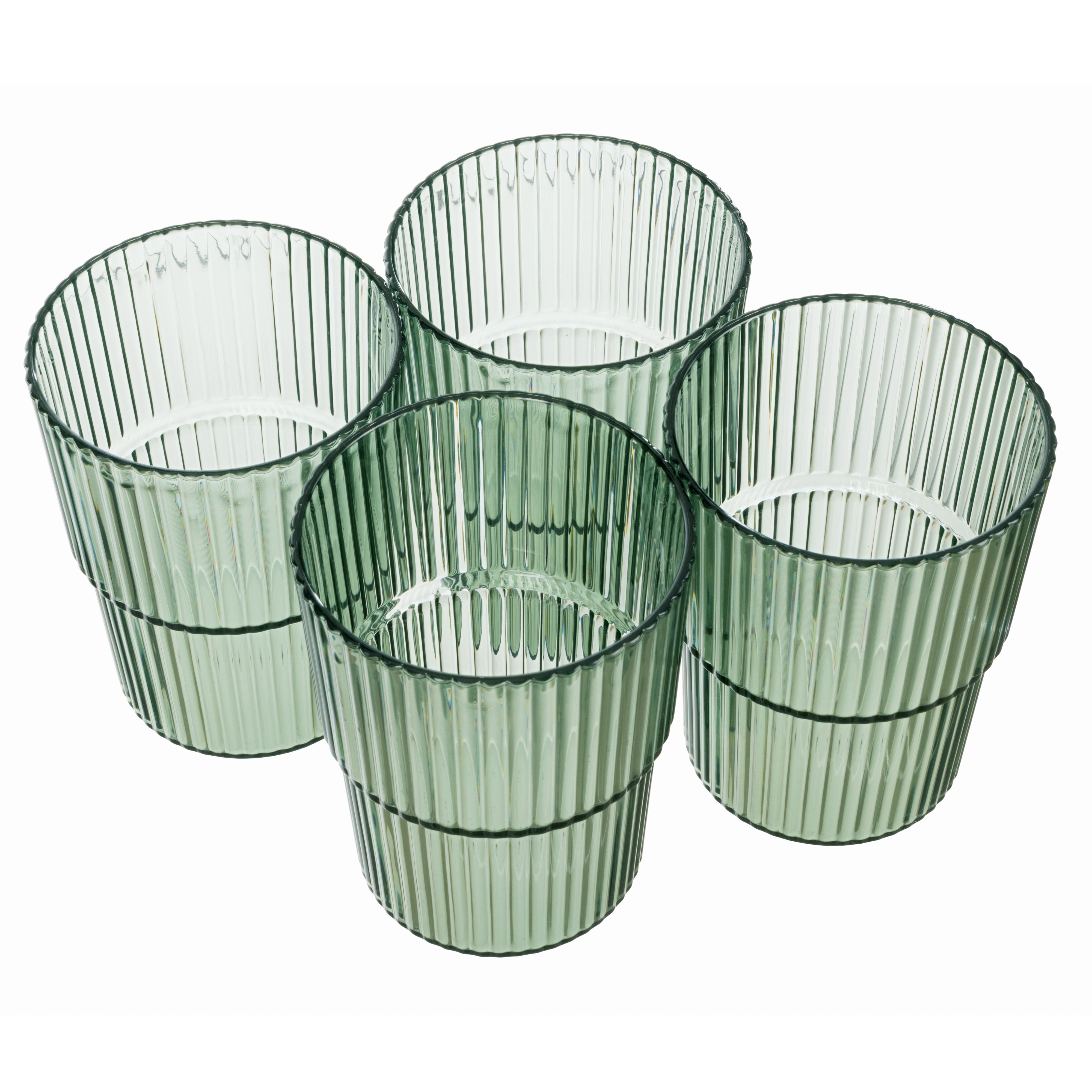 Davis & Waddell Saltara RPET Tumblers 400ml 4pcs Set Green