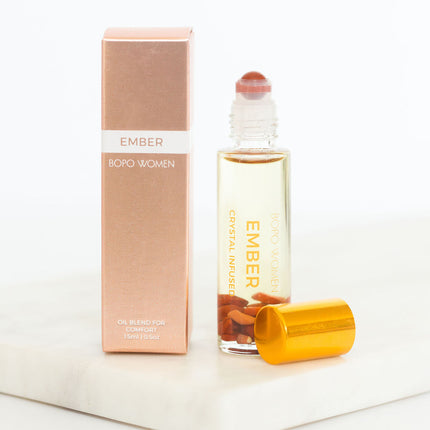 Crystal Perfume Oil Roller Set- Ember