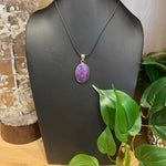 Sterling Silver Purple Mohave Turquoise Pendant