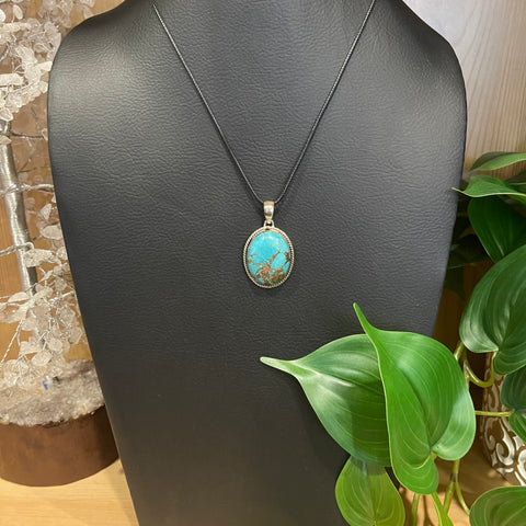 Sterling Silver Turquoise Pendant