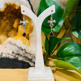 Sterling Silver Garnet Earrings