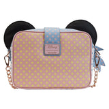 Loungefly- Disney - Minnie Pastel Block Dots Crossbody