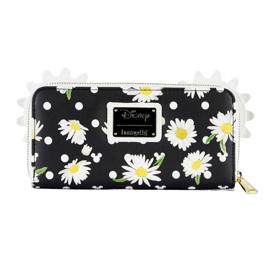 Loungefly- Disney - Minnie Mouse Daisies Zip Purse