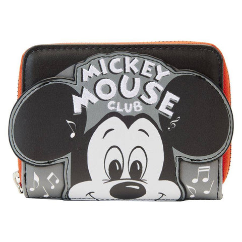 Loungefly- Disney 100th - Mickey Mouse Club Zip Around Purse