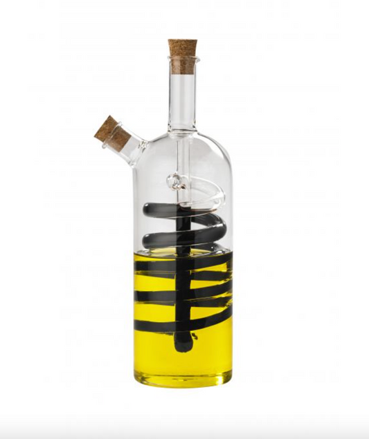 Spiral Oil and Vinegar Bottle