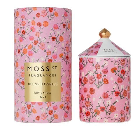 Moss St. Candle- Blush Peonies