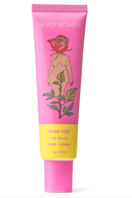 Bopo Rose Fizz Lip Balm
