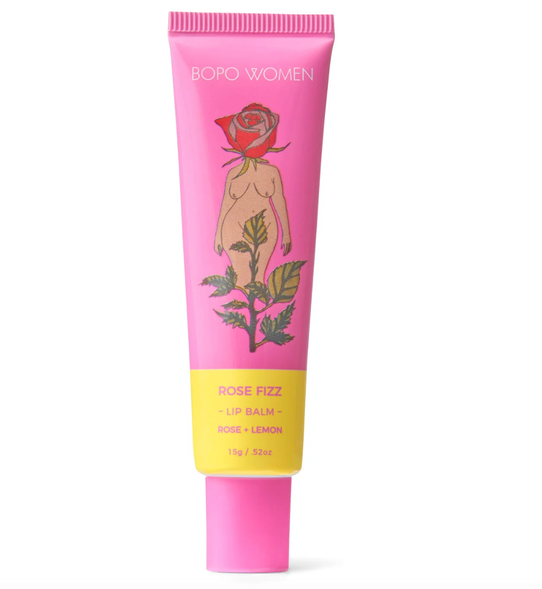 Bopo Rose Fizz Lip Balm