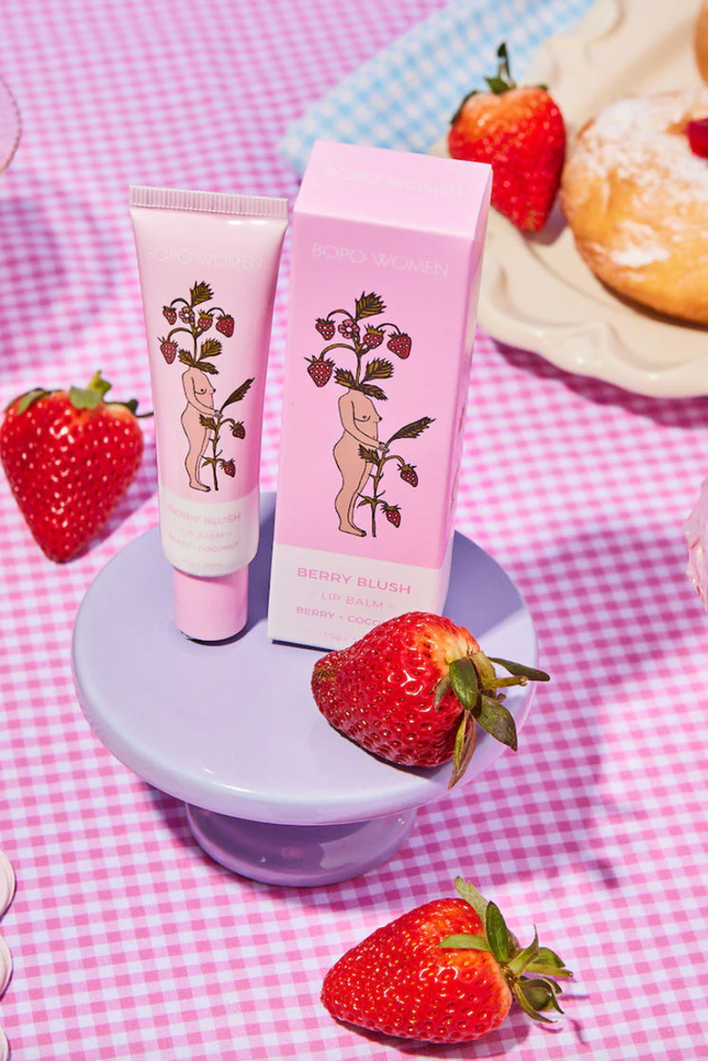Bopo Berry Blush Lip Balm