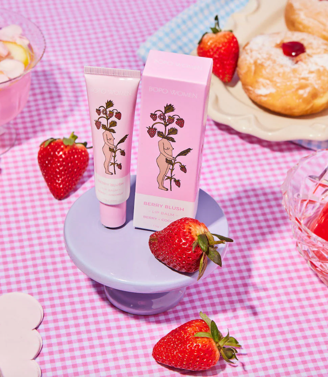 Bopo Berry Blush Lip Balm