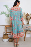 Taylor Tie Front Midi Dress