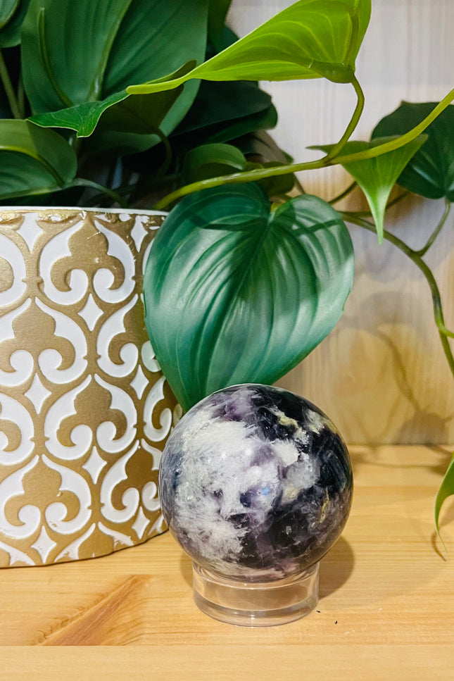 Rainbow Fluorite Sphere