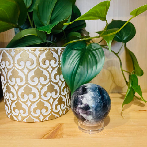 Rainbow Fluorite Sphere
