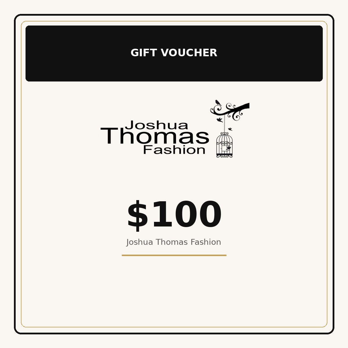 $100 Gift Voucher