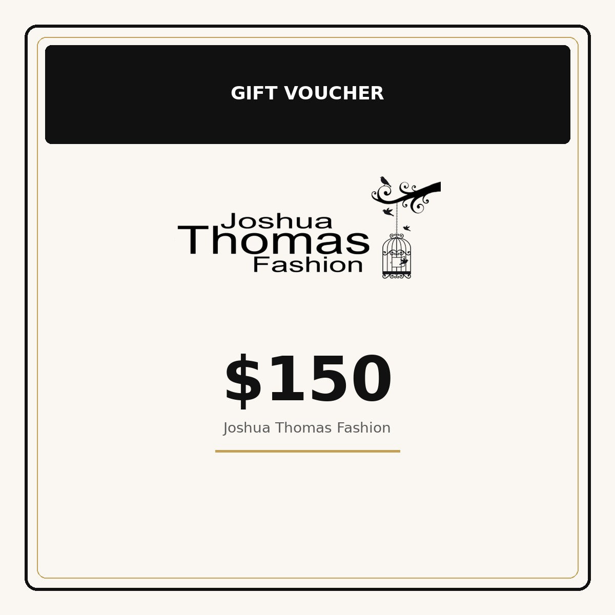 $150 Gift Voucher