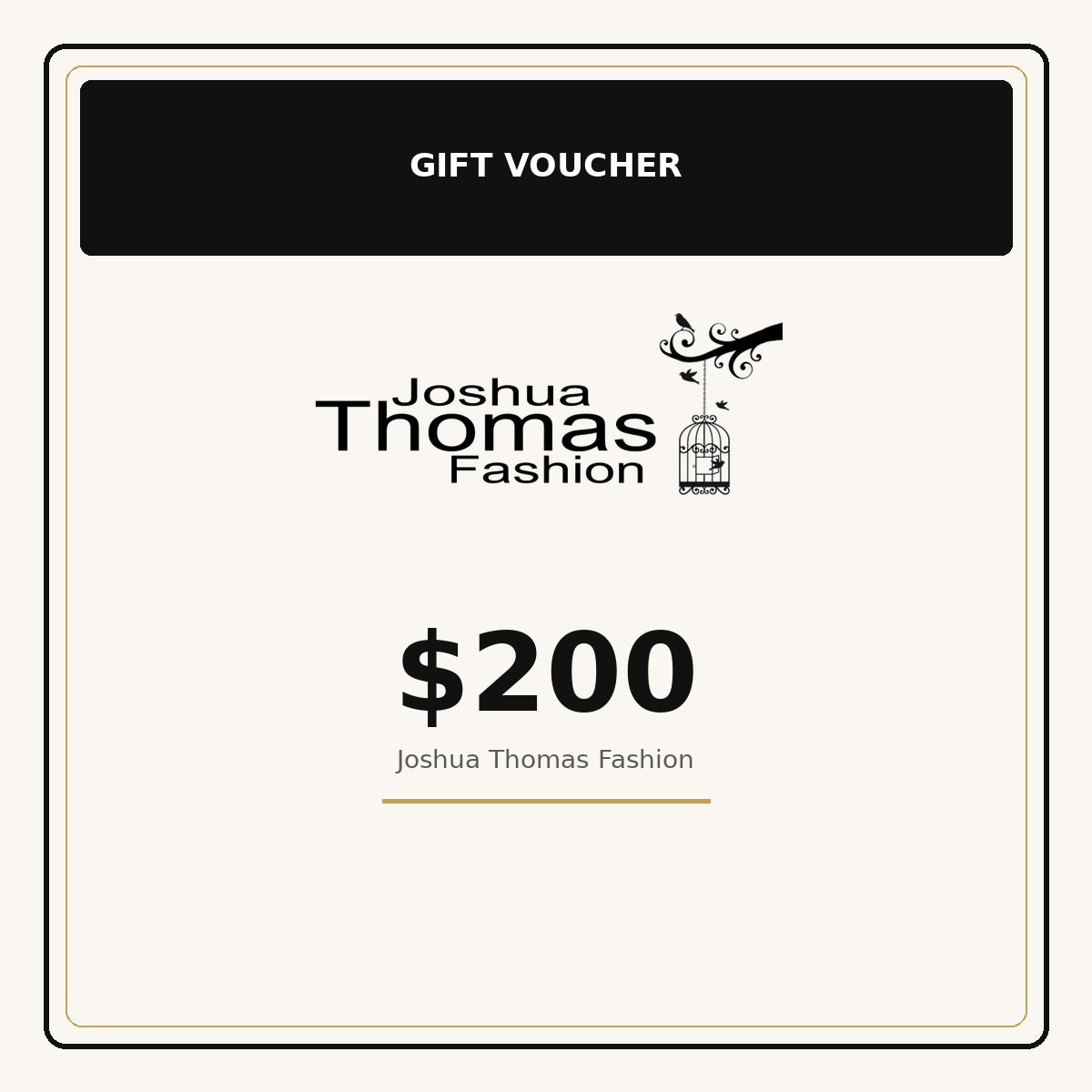 $200 Gift Voucher