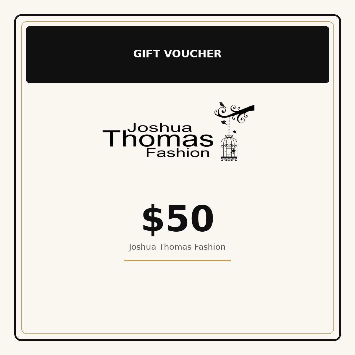$50 Gift Voucher