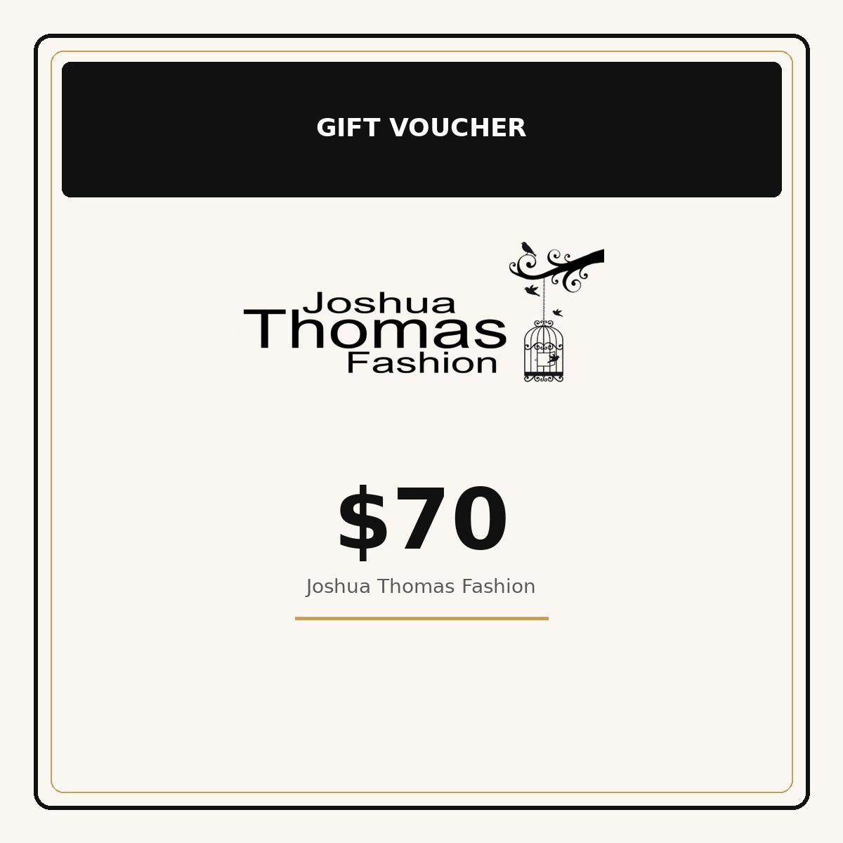 $70 Gift Voucher
